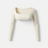 Balance Long Sleeve Crop Top