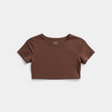 Studio Short Sleeve Crop Top