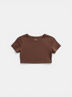 Studio Short Sleeve Crop Top
