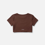 Studio Short Sleeve Crop Top